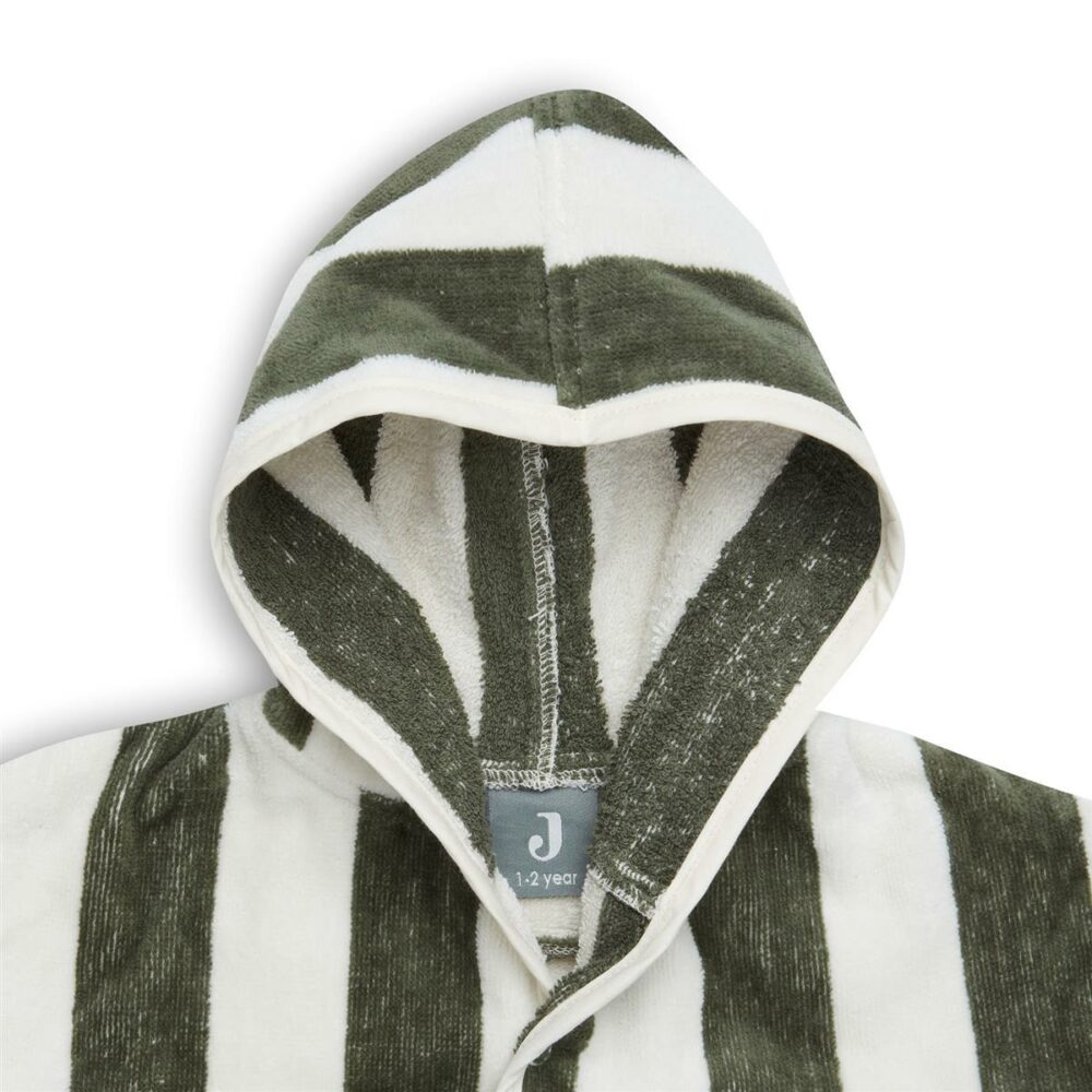 Kopalni plašč Stripe Terry Leaf Green - Image 5