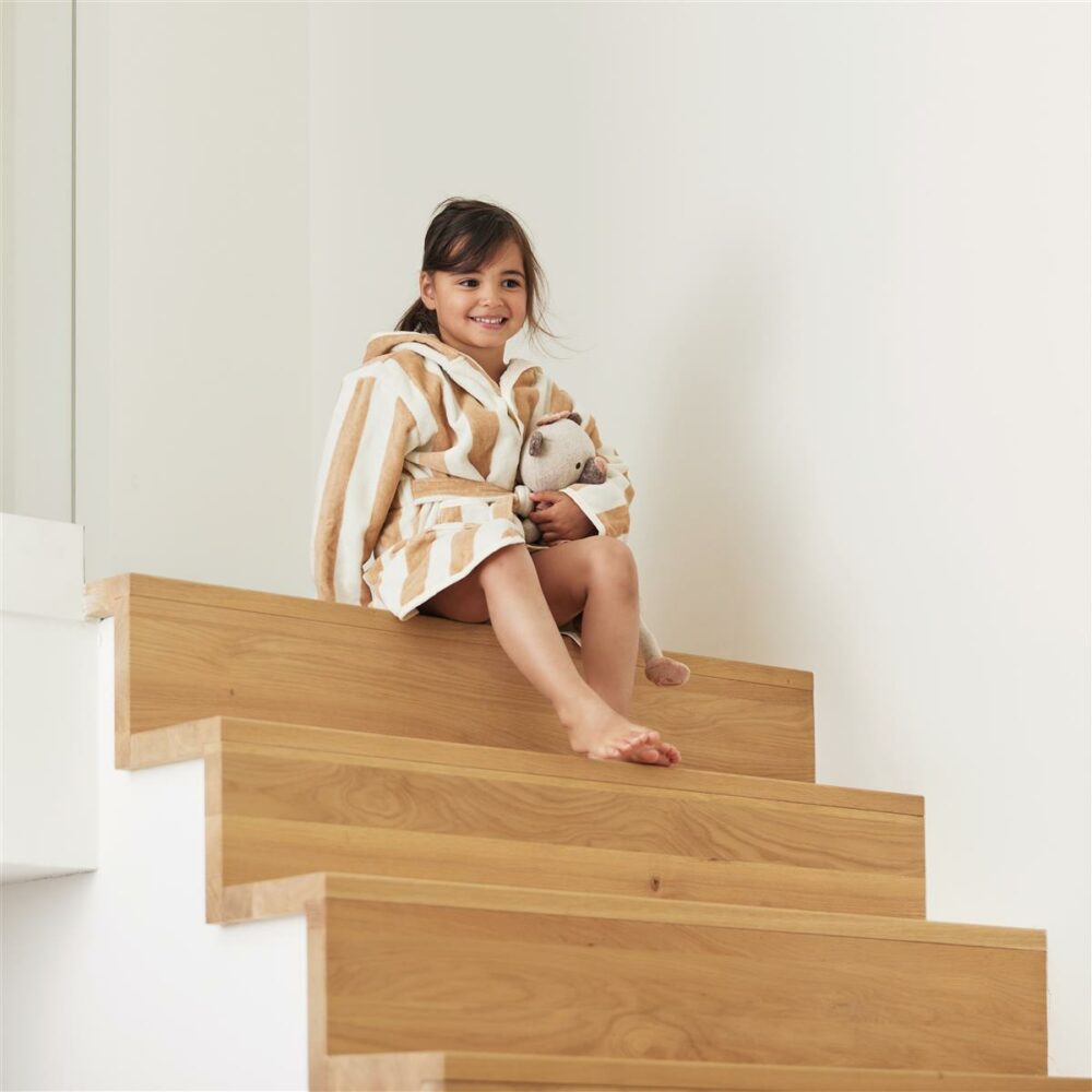 Koplani plašč Stripe Terry Biscuit - Image 3
