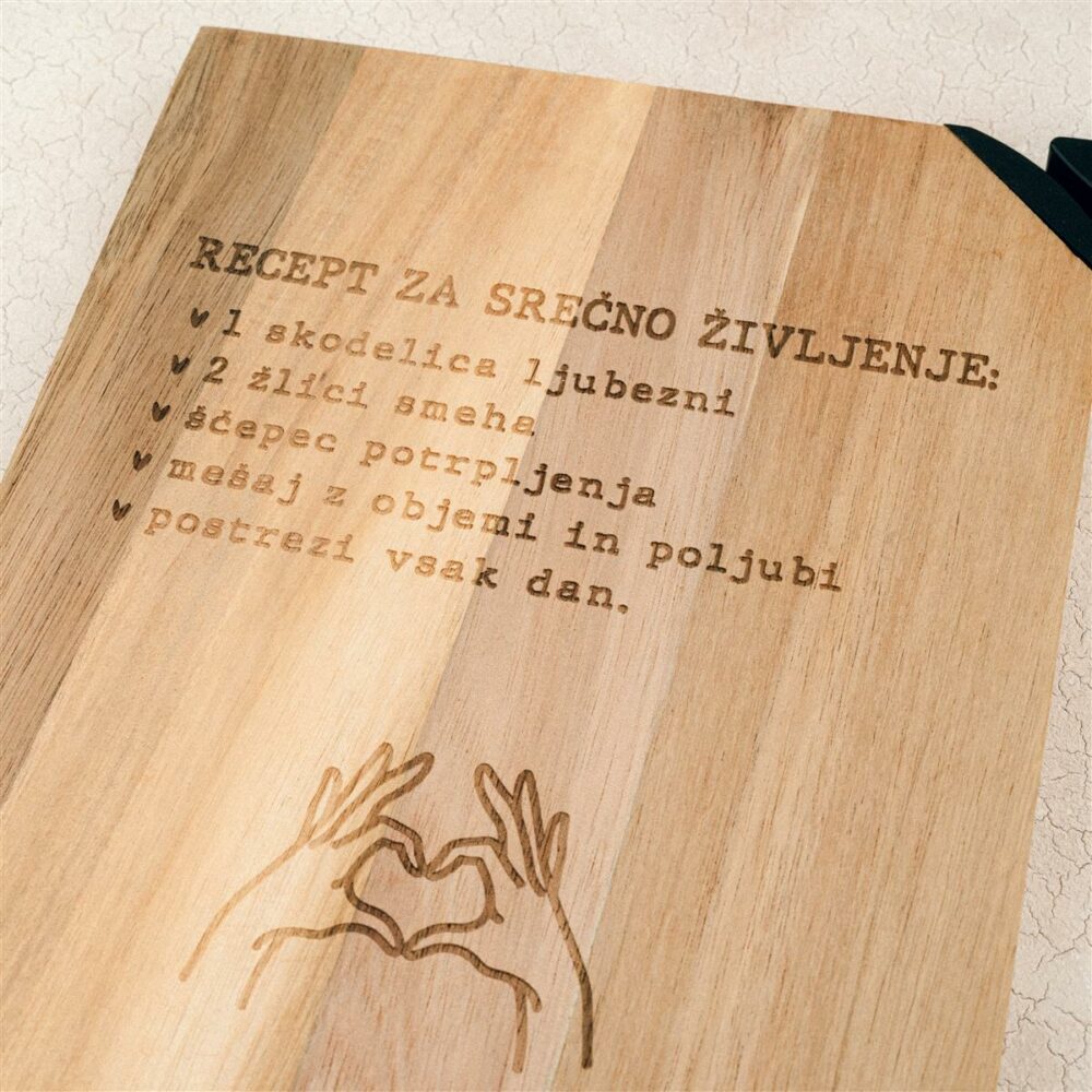 Rezalna deska - Recept za srečno življenje - Image 2
